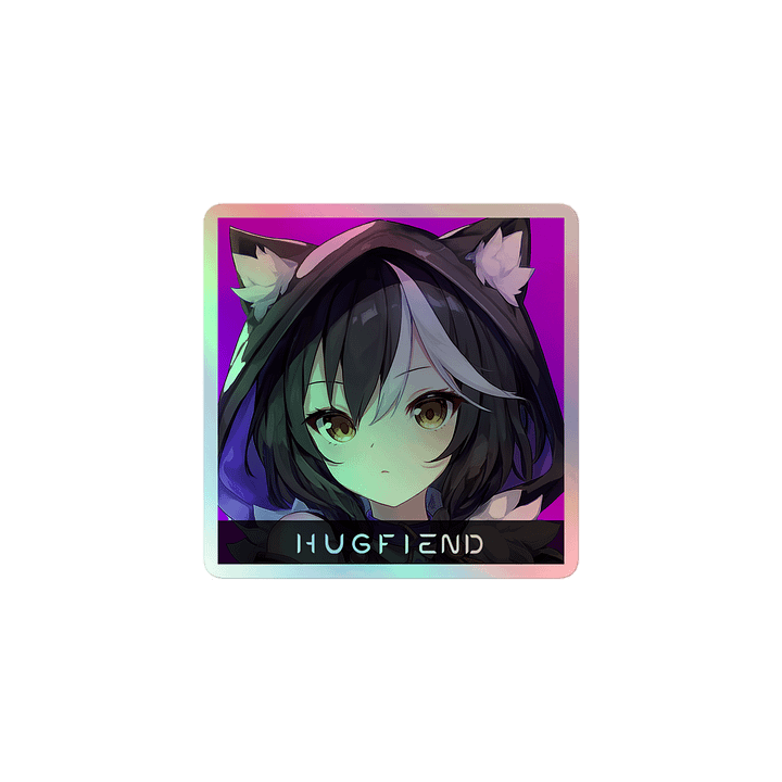 Hugkai: Ube Rail Icon Holographic Sticker product image (1)