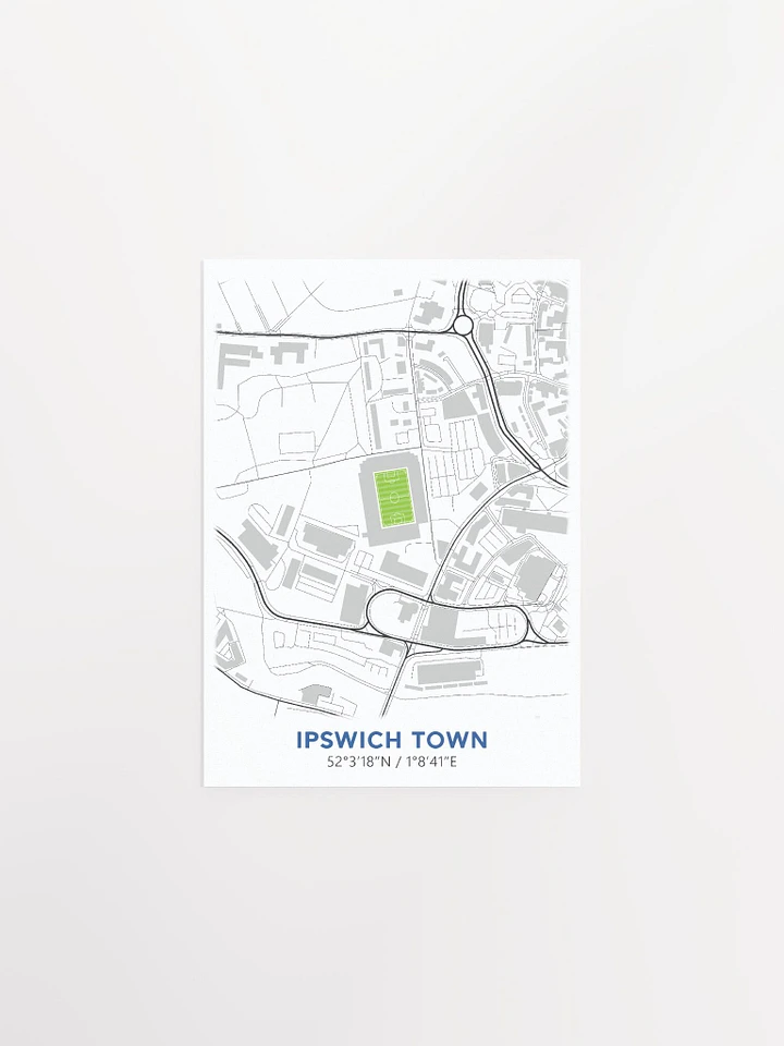 Ipswich Stadium Map Design Poster product image (1)