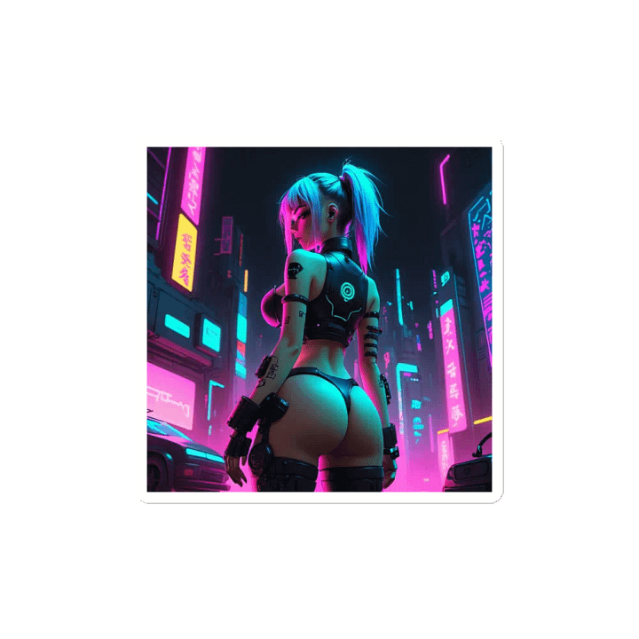 Neon Cyberpunk Magnets product image (2)