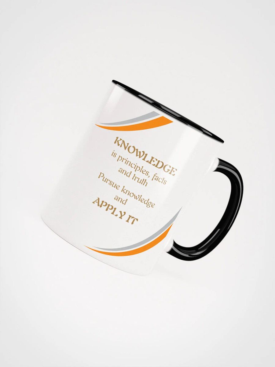 Knowledge Apply it Color Splash Ceramic Mug product image (4)