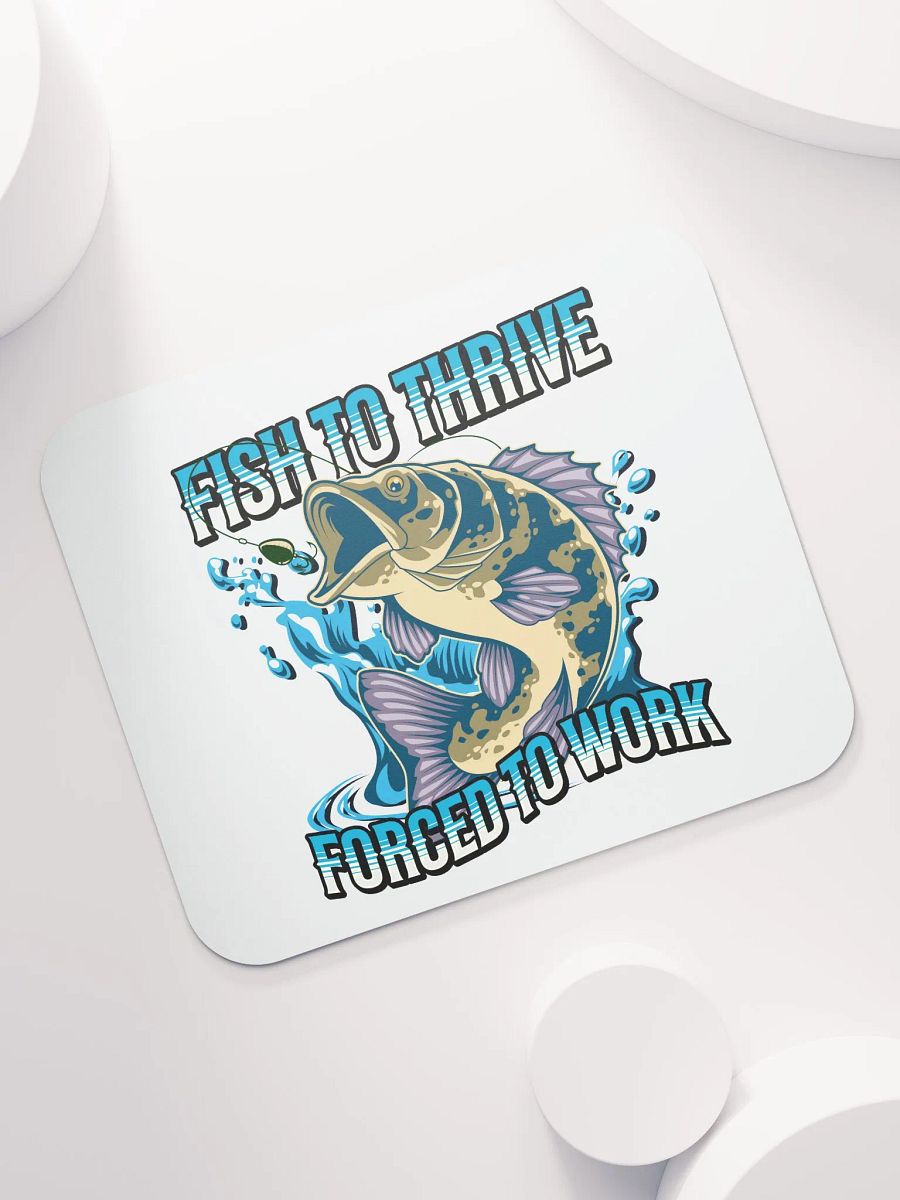Fish To Thrive Forced To Work Illustration Mouse Pad product image (5)