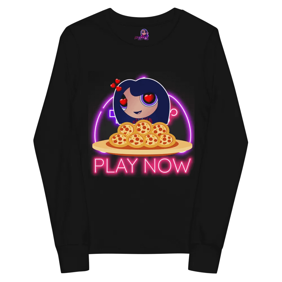Youth Pizza Gamer Long Sleeve Top product image (9)