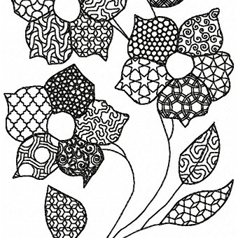Blackwork Flower product image (3)