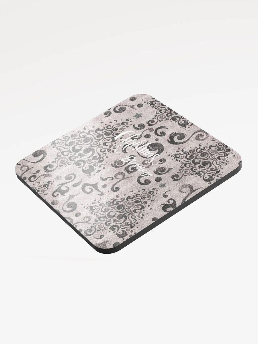 Christmas Blessings Glossed Cork Coaster gift for entertainers moms colleagues friends product image (3)