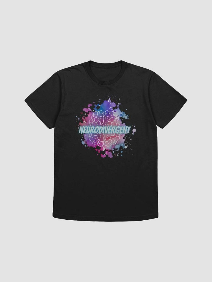NeuroDivergent Paint Splatter Brain Super Soft Shirt product image (8)
