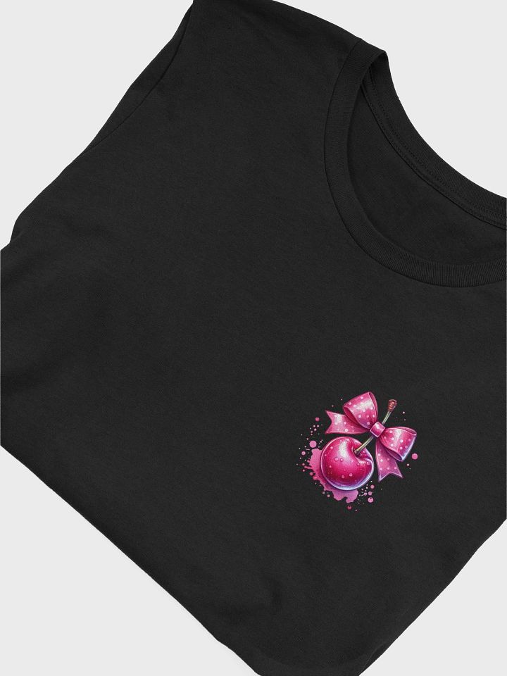 Cherry Bow Bliss Pocket Area T-Shirt product image (2)