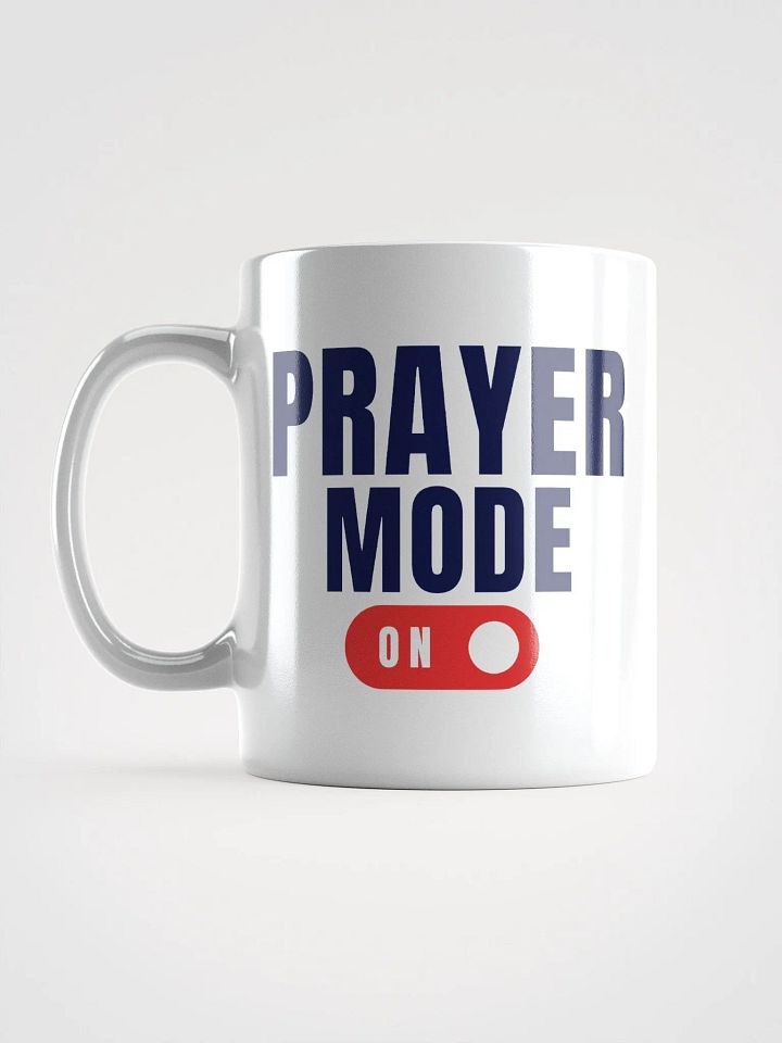 Prayer Mode ON White Mug product image (2)
