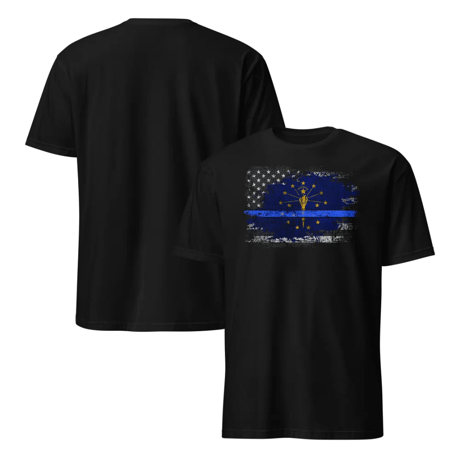 Indiana Thin Blue Line Flag product image (6)