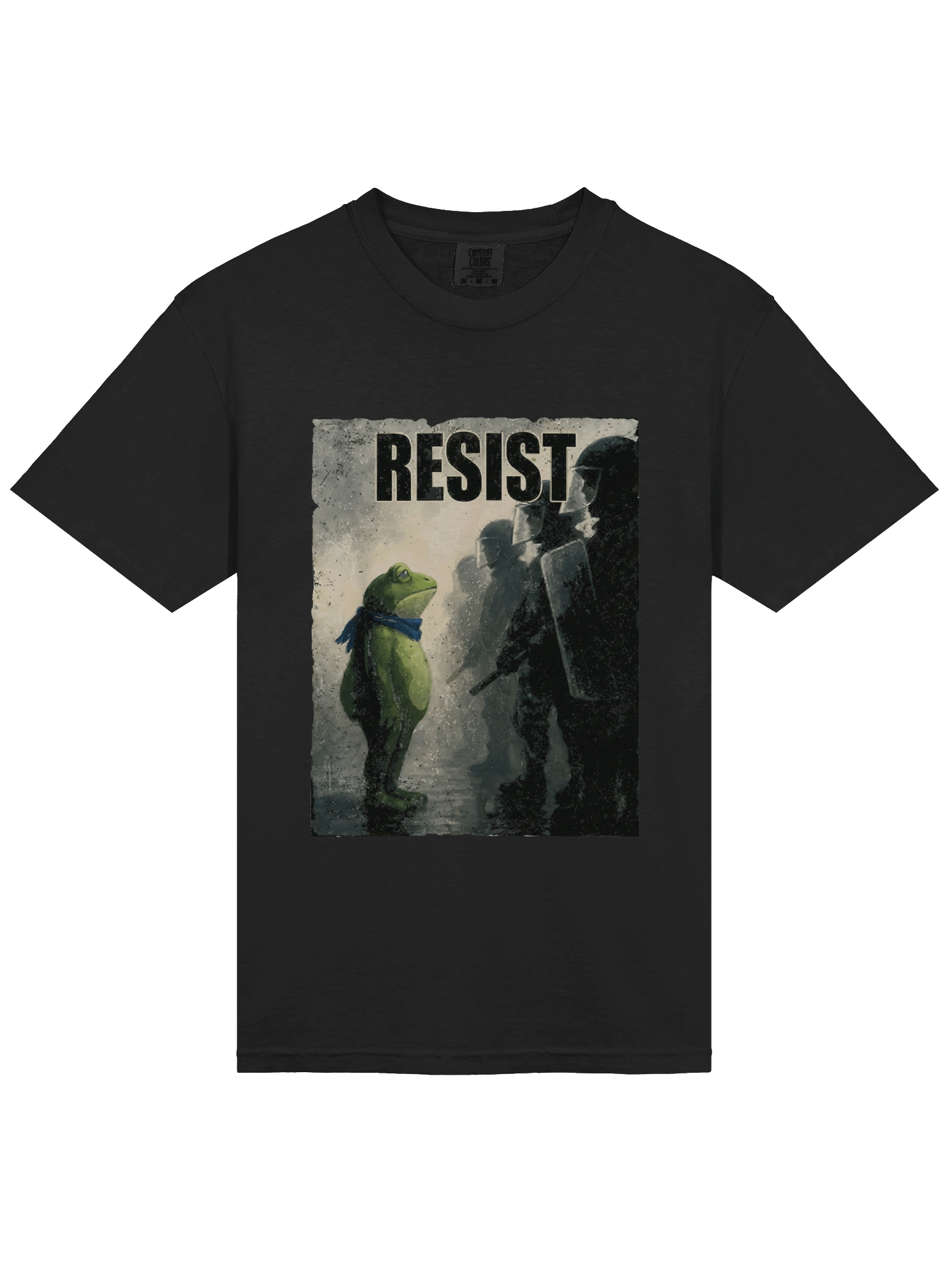 Punk Frog Resistance | Chaotic Comfort Colors® Shirt product image (3)