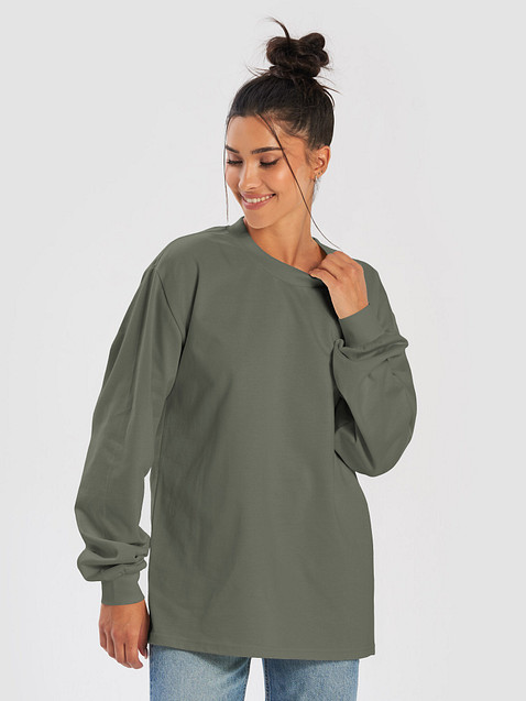 Photo showing AS Colour Unisex Premium Heavyweight Long Sleeve Shirt