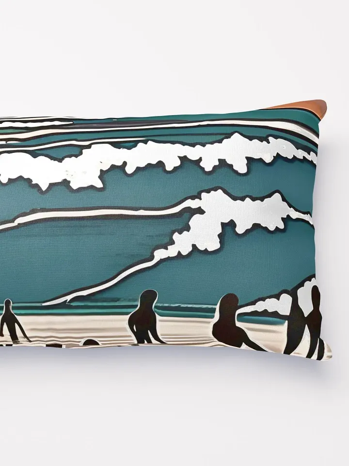 "Tenacity" Sunset Surfers All-Over Print Pillow product image (2)