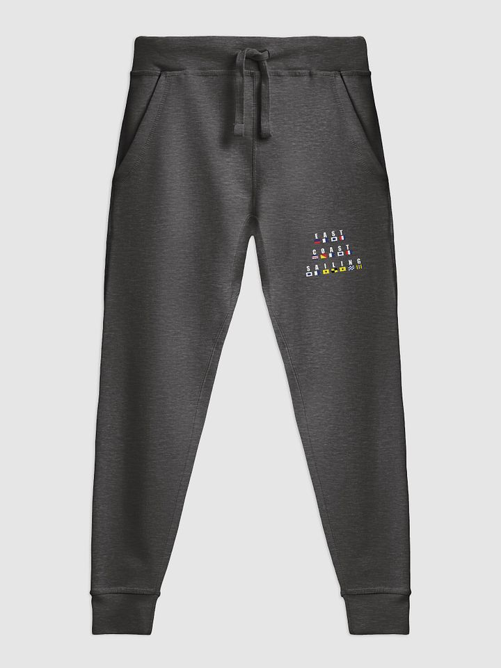 East Coast Sailing Joggers Dark Grey White Text product image (1)