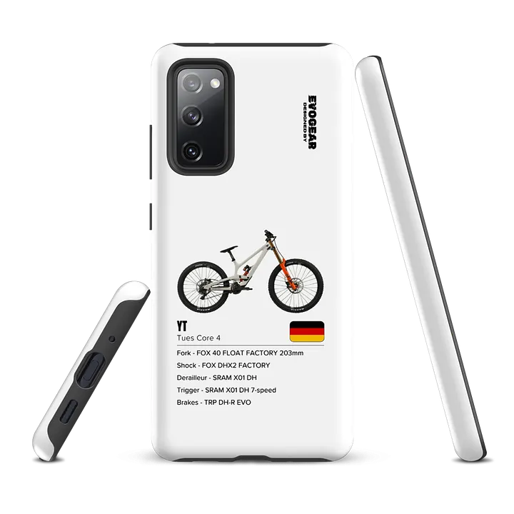 White YT Tues Core 4 Samsung Case product image (2)