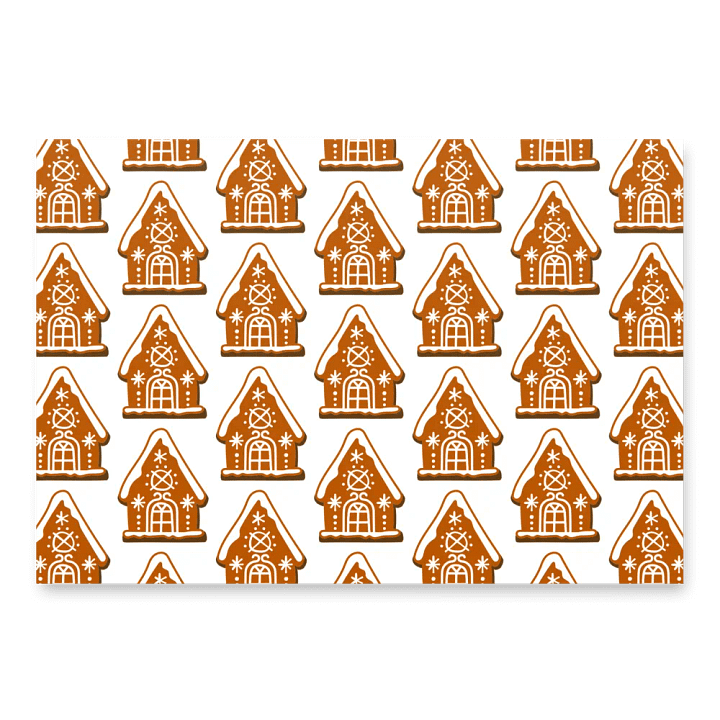 Gingerbread House Wrapping Paper product image (2)