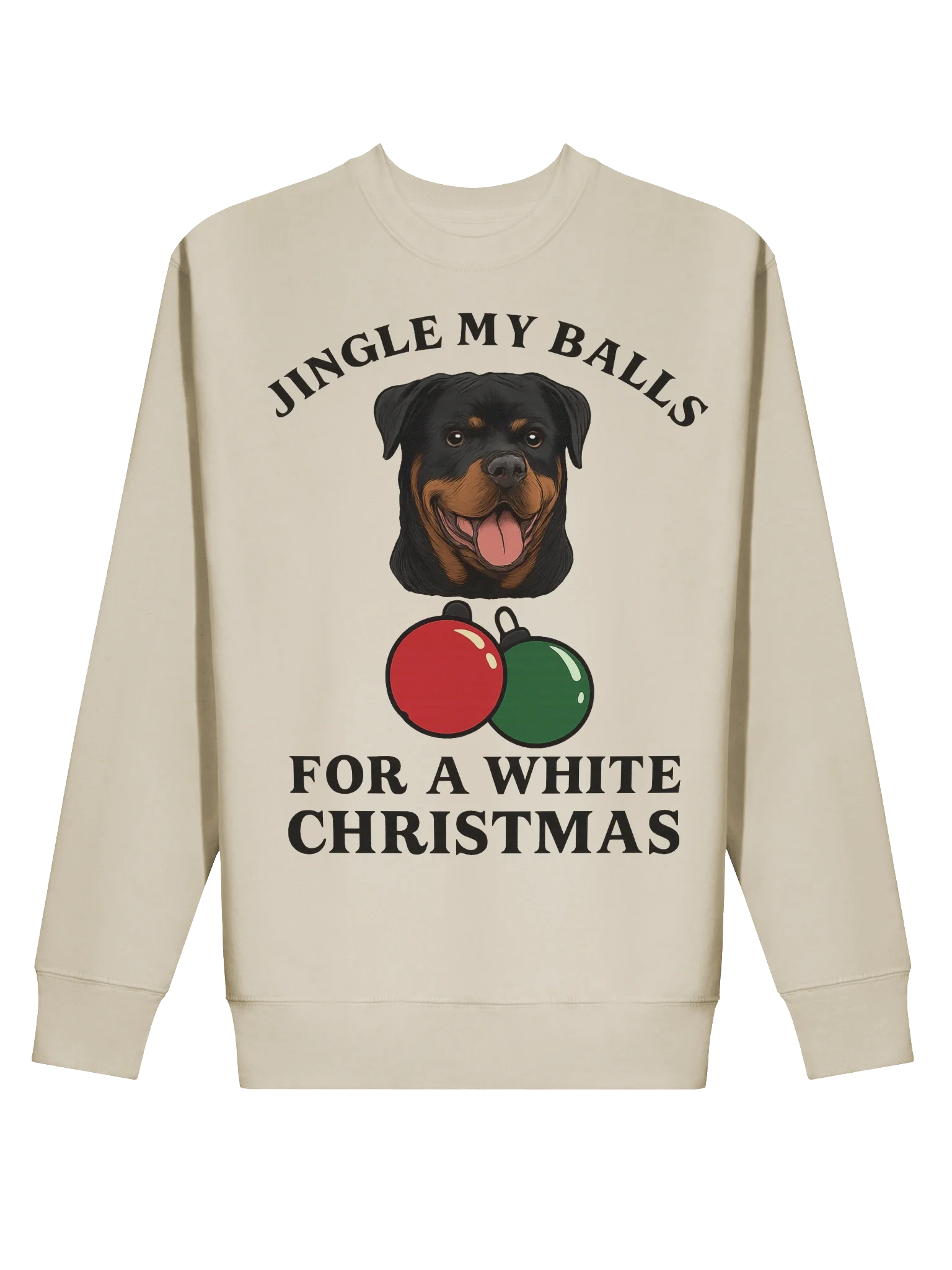 Jingle My Balls Rottweiler Christmas Sweatshirt product image (7)