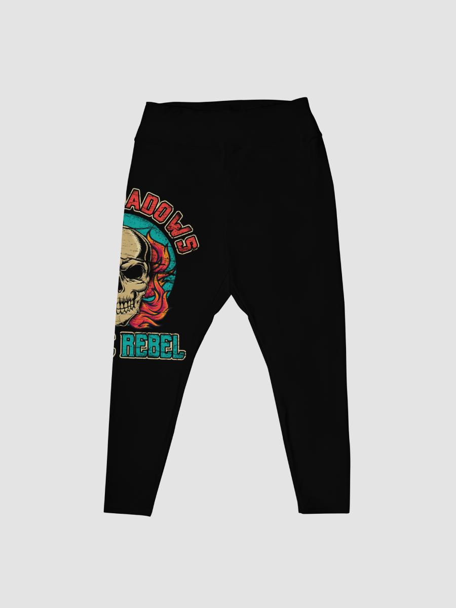 Iron Shadows Black Leggings (2XL-6XL) product image (1)