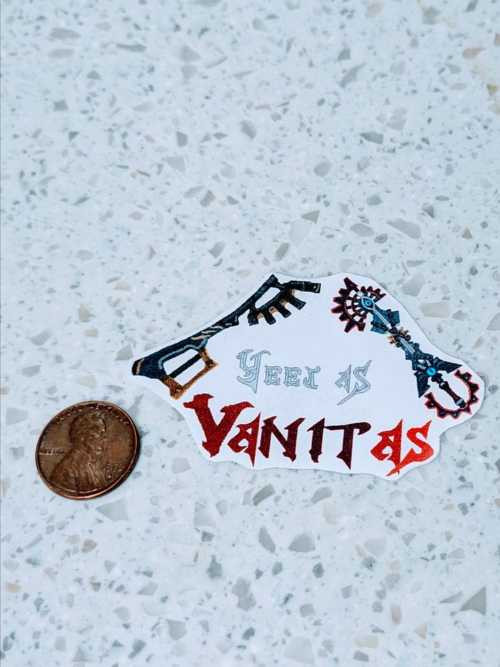 Kingdom Hearts - Yeet As Vanitas - Gloss Pixel Art Sticker product image (1)