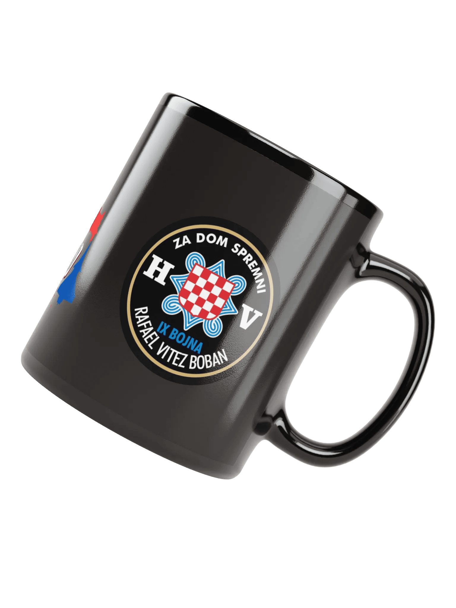 IX Bojna Rafael Vitez Boban Black Glossy Mug product image (7)