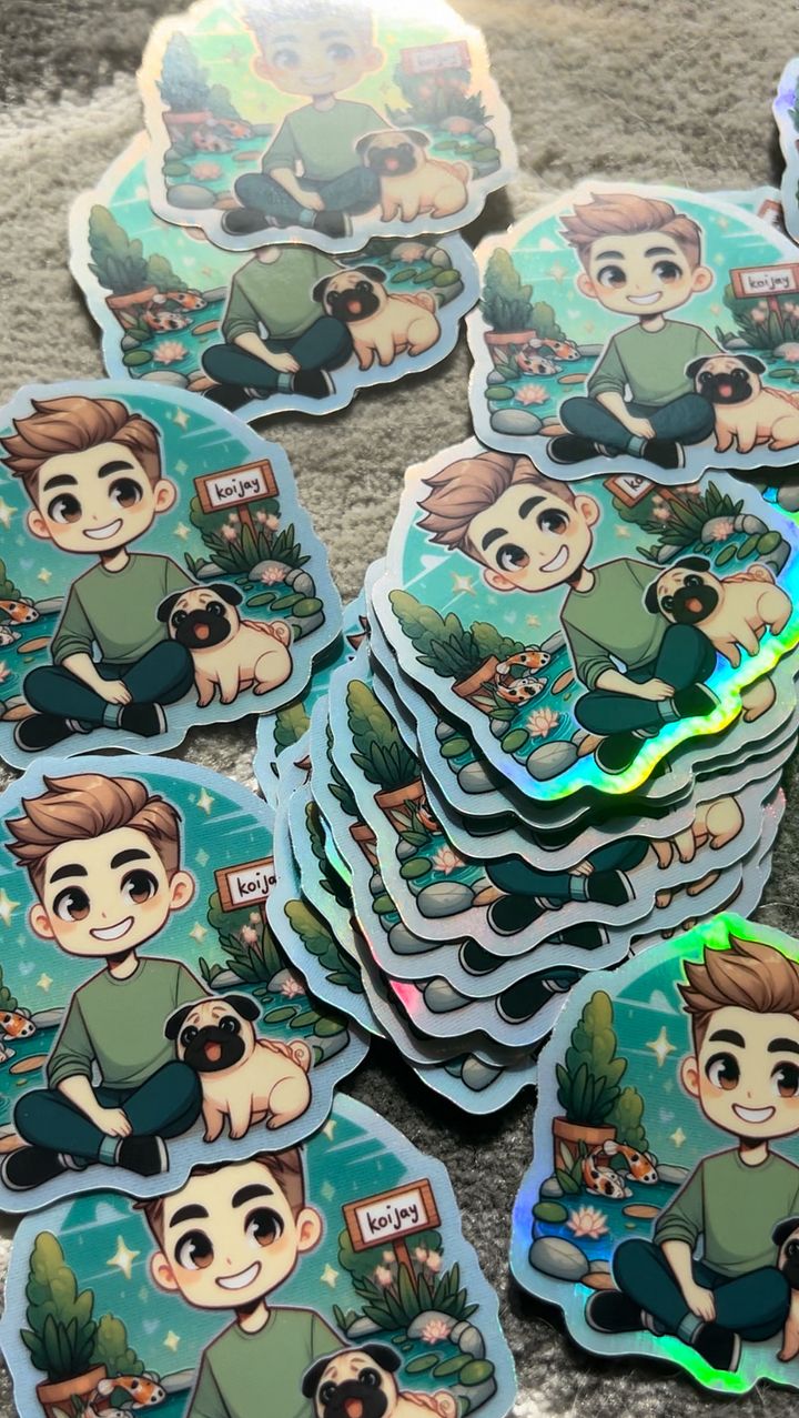 Holographic KoiJay Stickers product image (1)