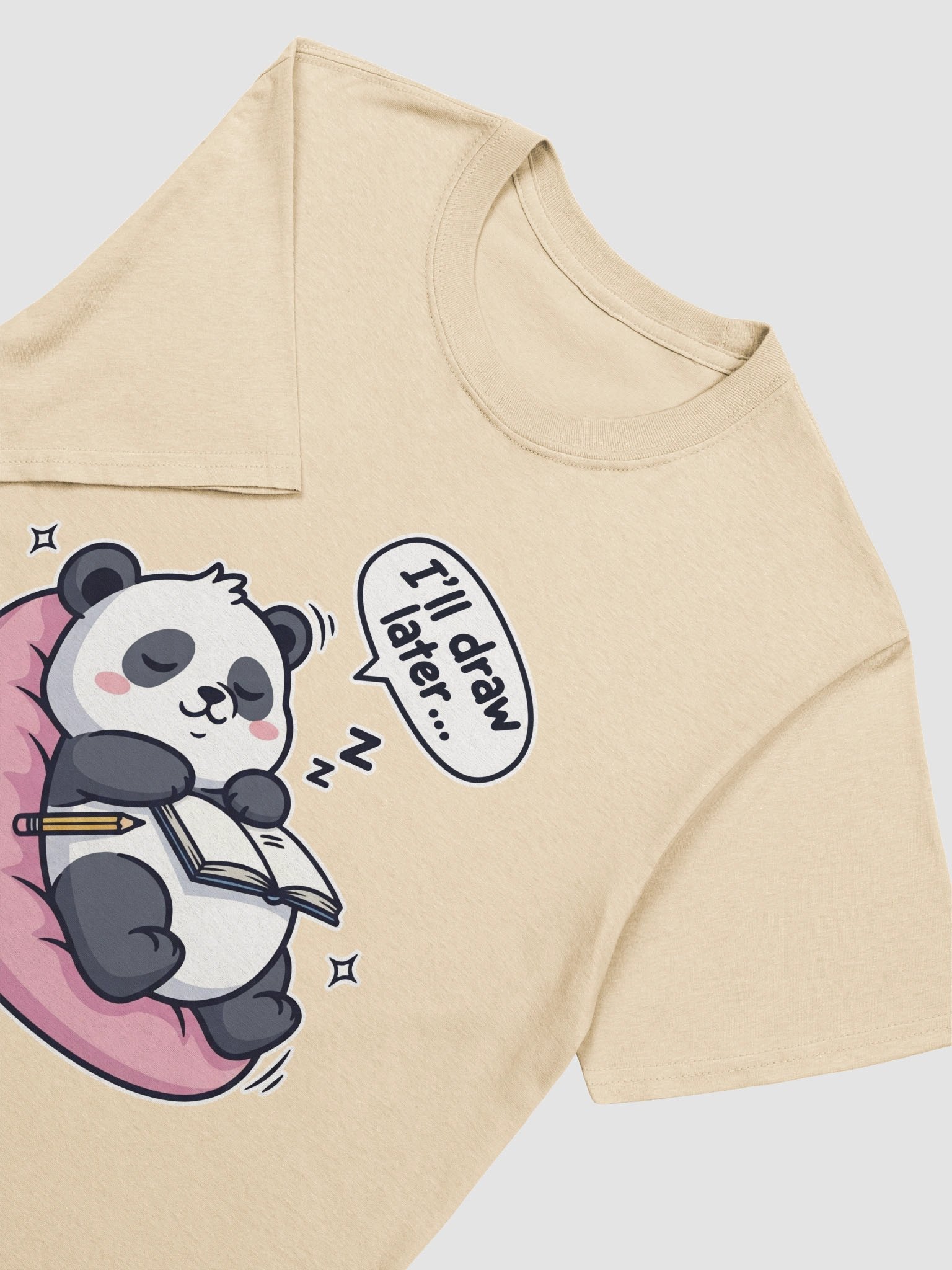 Procrastination Panda Unisex T-Shirt product image (7)