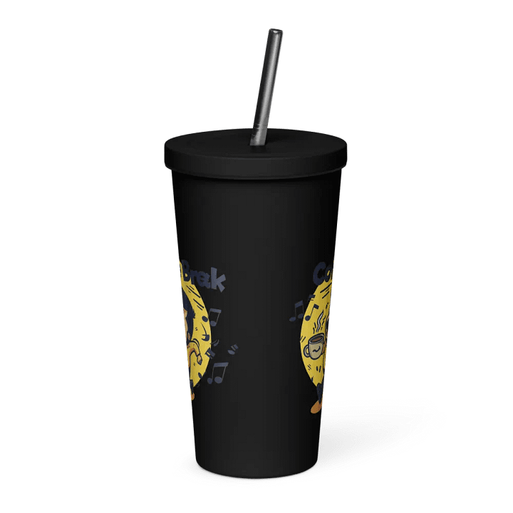 Coffee Break! Insulated Tumbler with a Straw v2 product image (5)