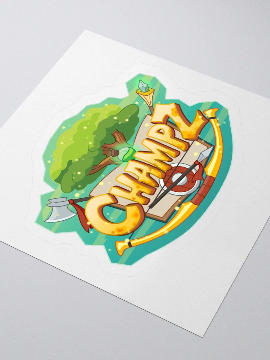 Champz Logo Indoor Sticker product image (3)
