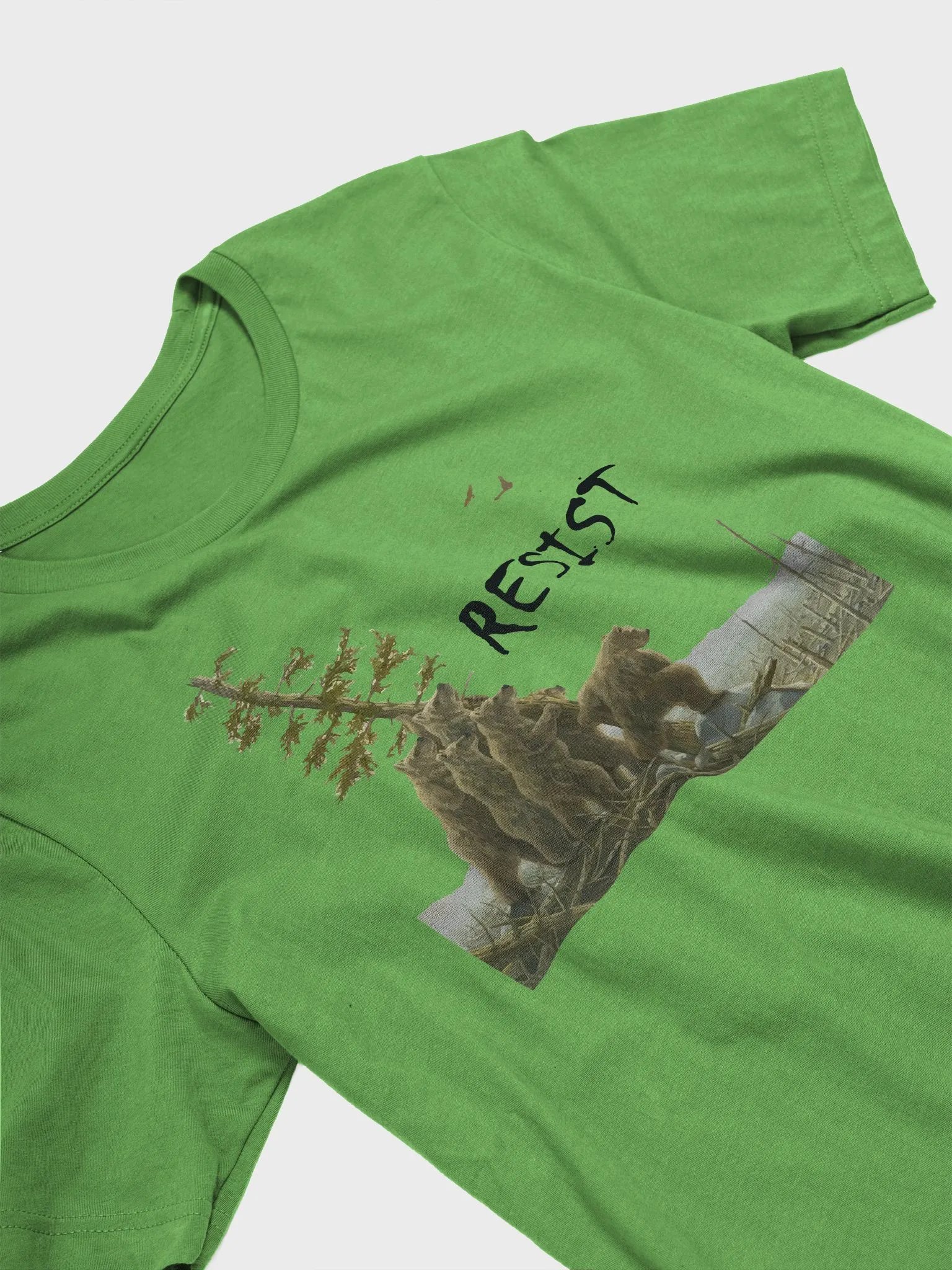 BEARS RESIST! Comfort Fitted T-Shirt Alt National Parks Wear Resistance Rangers product image (19)