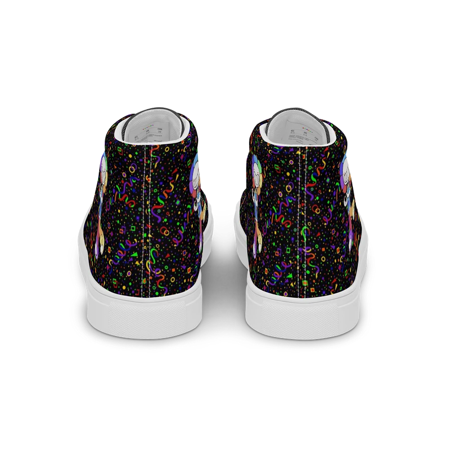 Black Arcade and White Chibi Flower Sneakers product image (3)