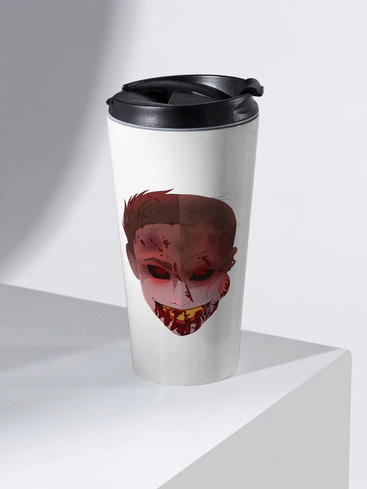 Stainless Steel Travel Mug LG Face of Horror product image (2)