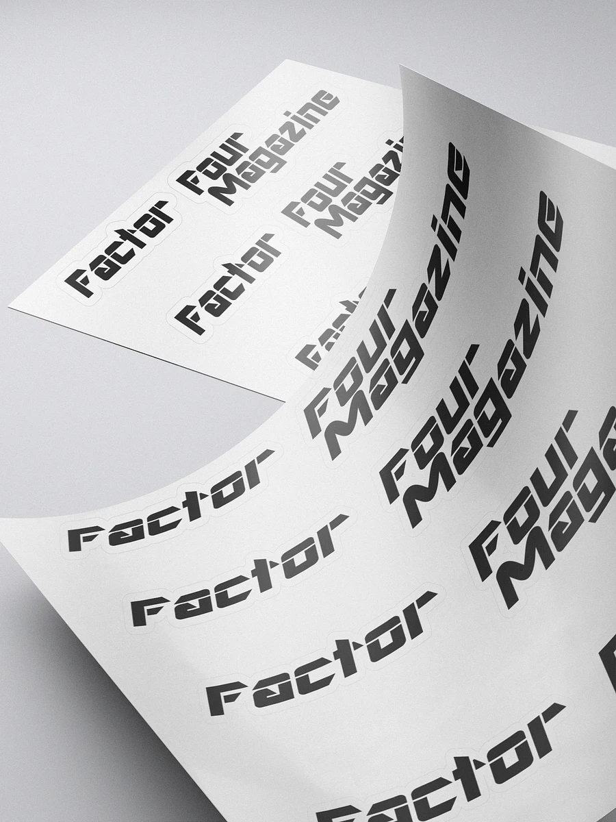 Factor Four Magazine Stickers product image (4)