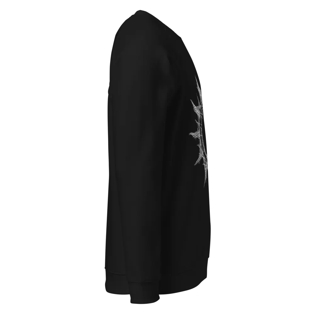 Yin-Yang Sunburst Organic Sweatshirt product image (5)