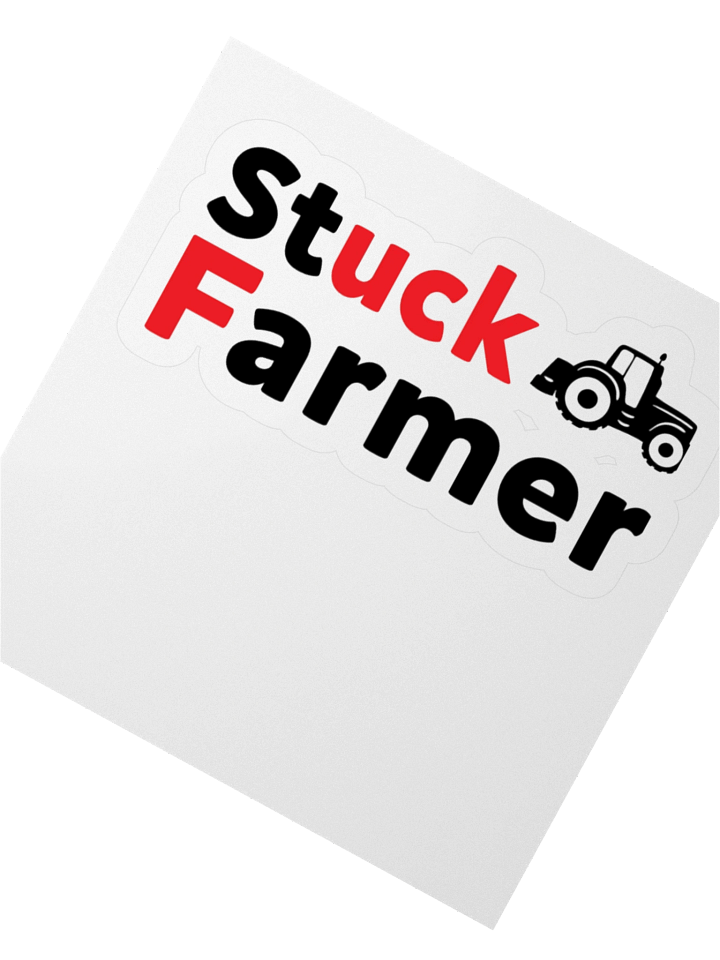 Stuck farmer stickers product image (5)