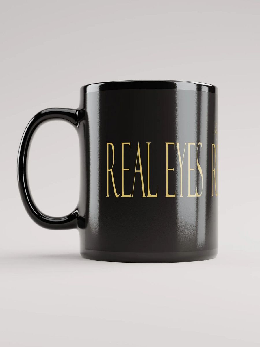 Real Eyes Realize Real Lies - Tupac Shakur - Black Glossy Mug product image (6)