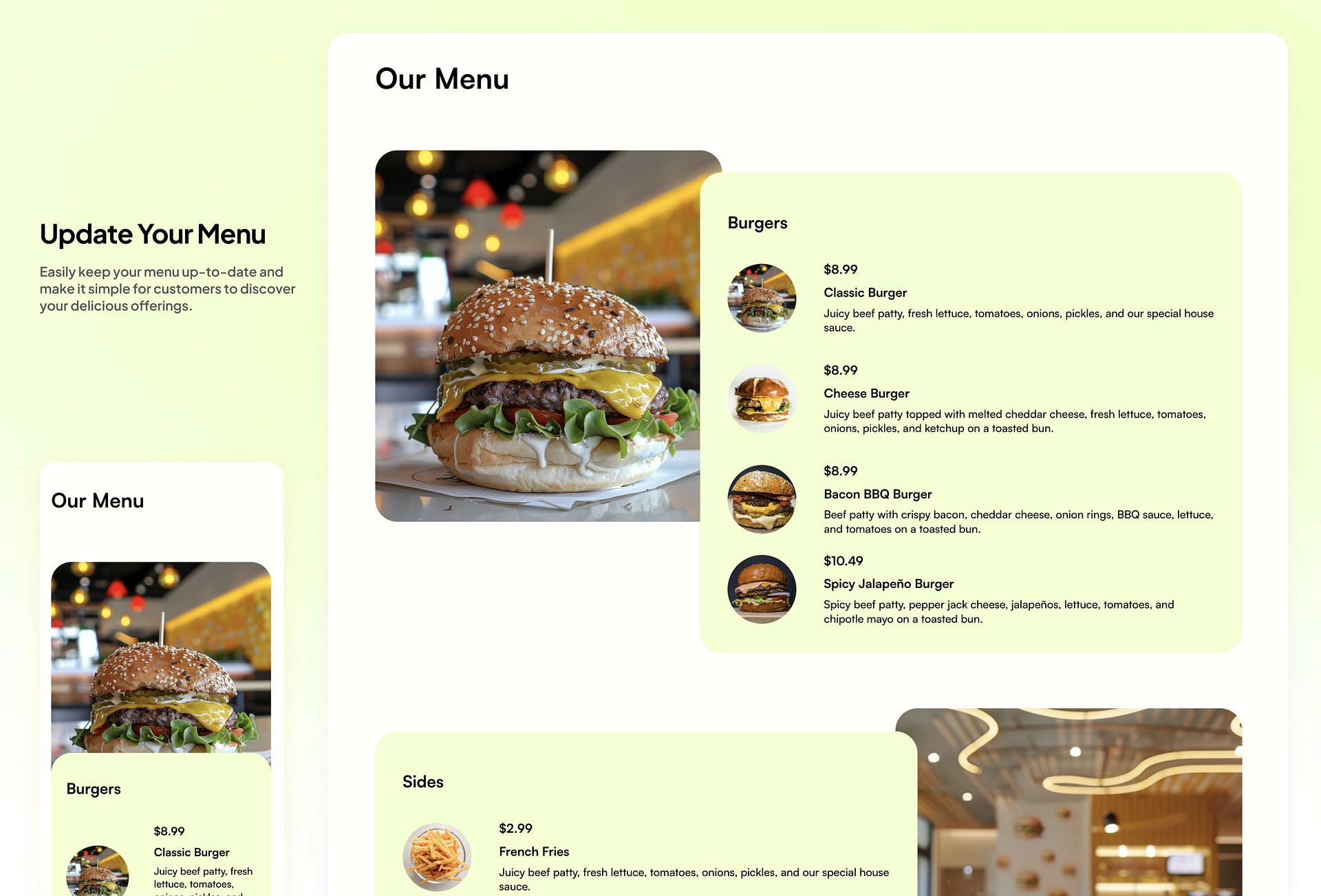 Patty - FREE Framer Restaurant Template product image (3)