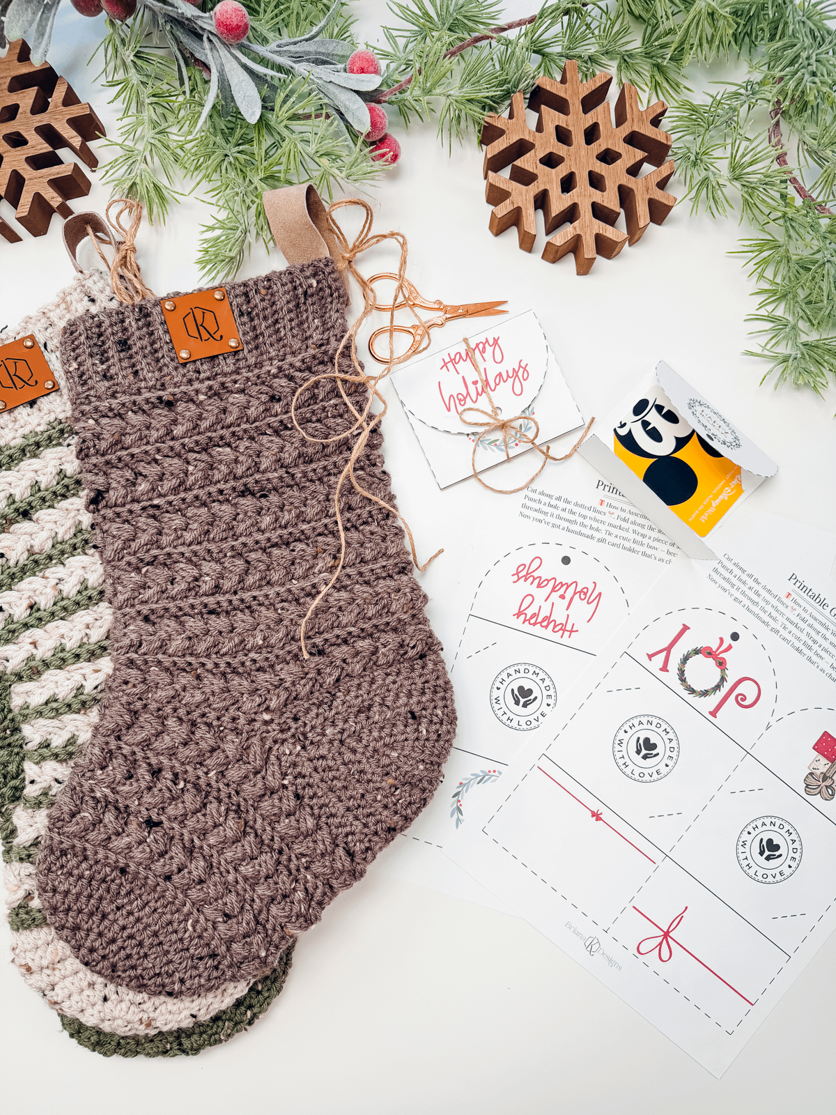 Wheat Stitch™ Stocking Crochet Pattern product image (5)