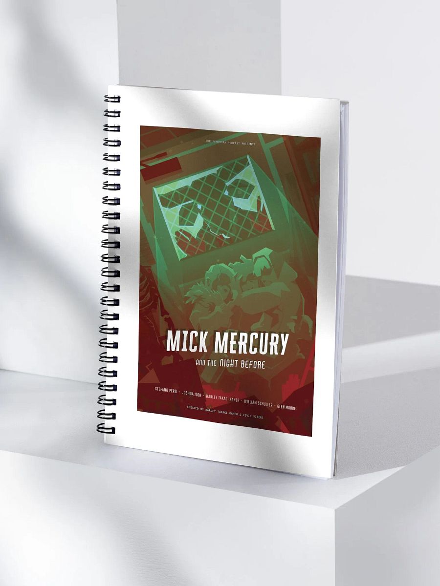 Mick Mercury and the Night Before Spiral Notebook product image (4)
