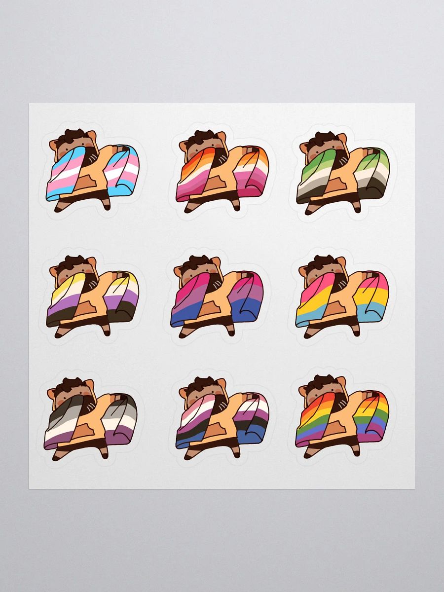 wolfy pride stickers :D product image (1)