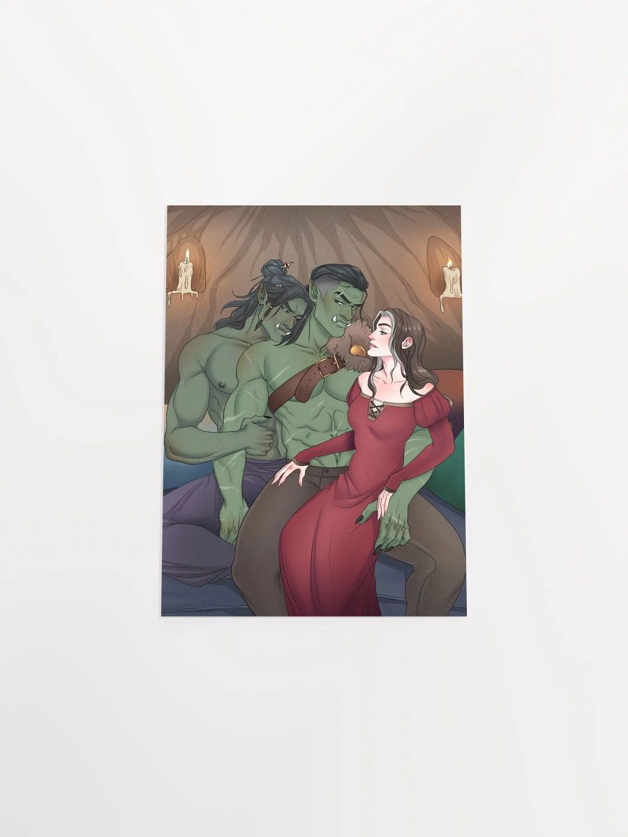 The Widow and the Orcs Art Print, by Bloodwrit product image (12)