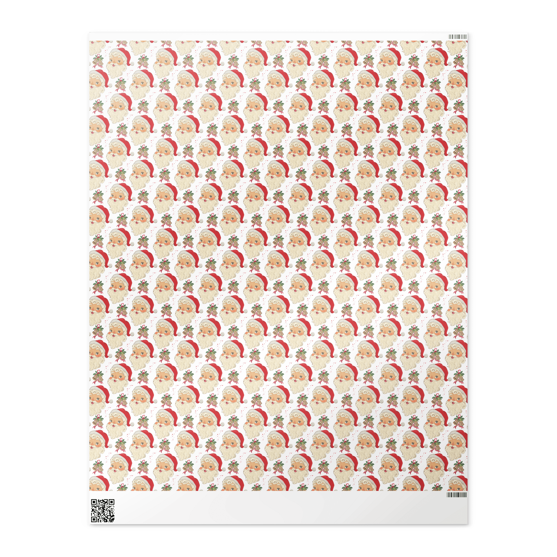 Vintage Santa Christmas Gift Wrapping Paper product image (4)