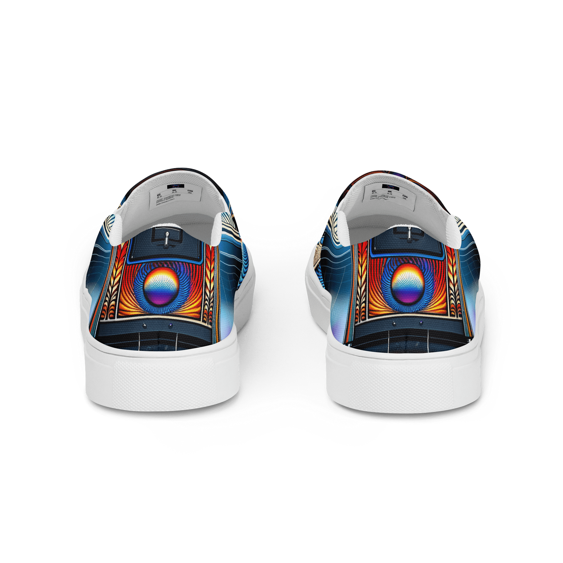 Psychedelic Arcade Men's Slip-Ons product image (4)