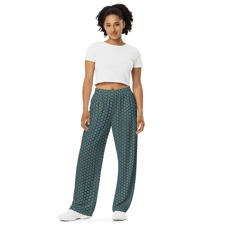 Seashell and Starfish Wide-Leg Pants product image (1)