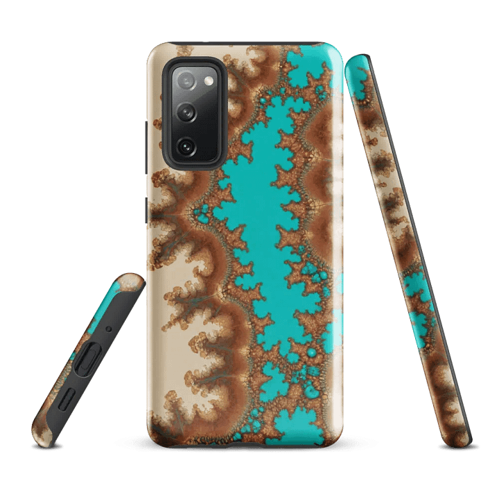 Tough Phone Case for Samsung® - Abstract Fractal River product image (1)
