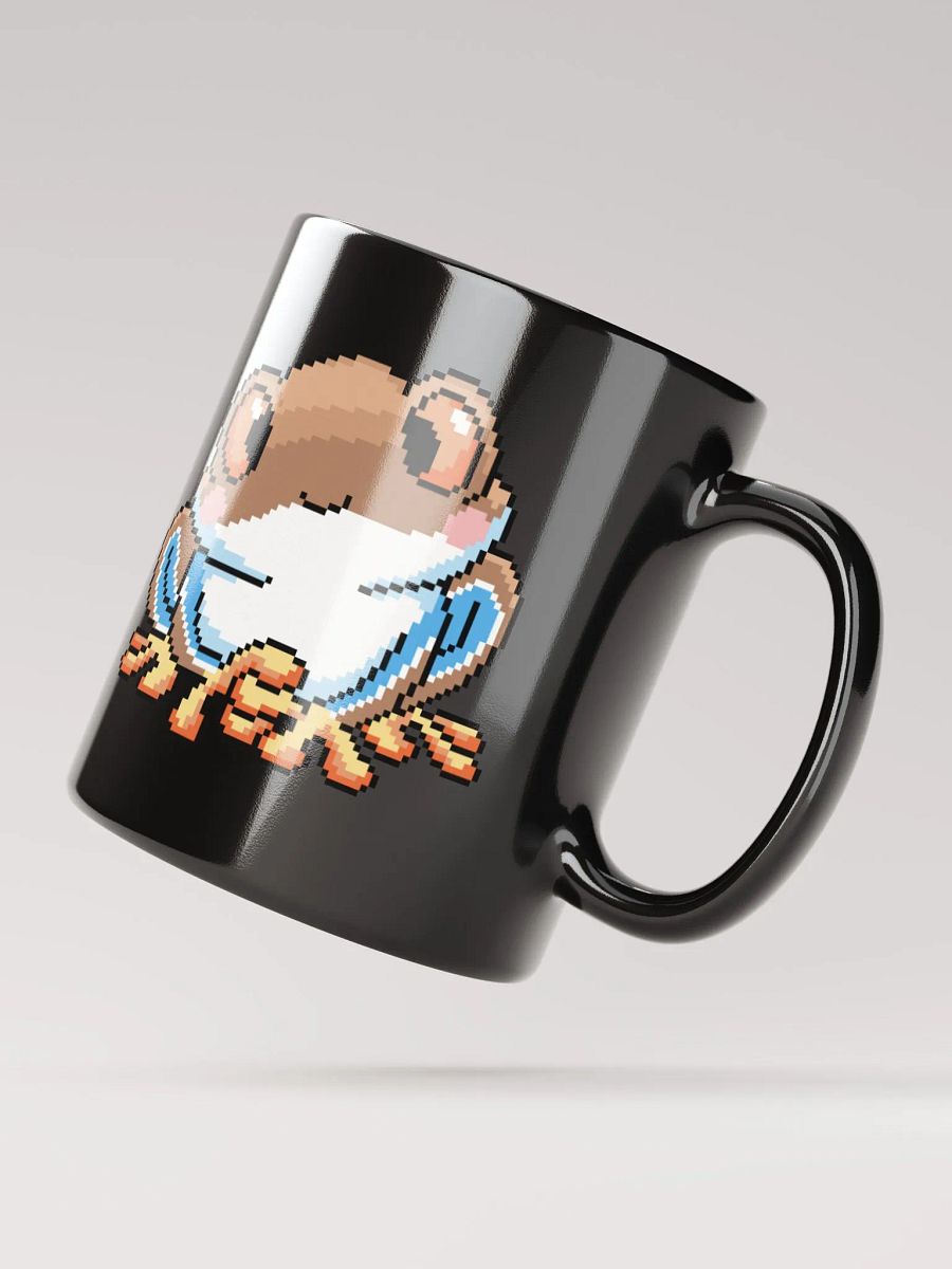 Brown Rip the Frog Black Glossy Mug product image (6)