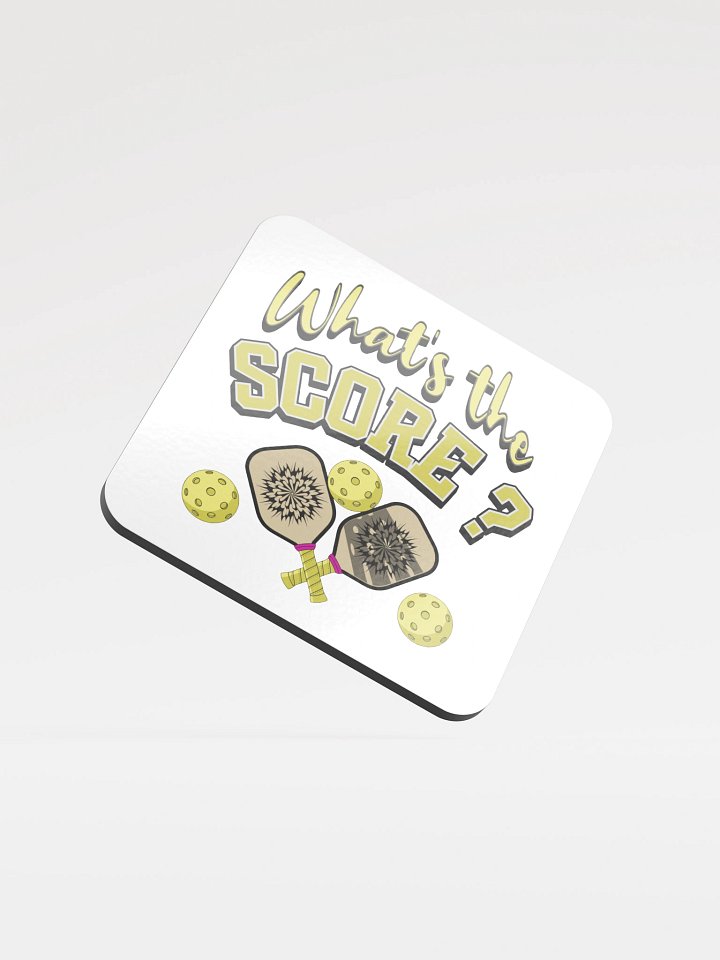 Whats The Score Pickleball Stylish Paddle Coaster Set product image (1)