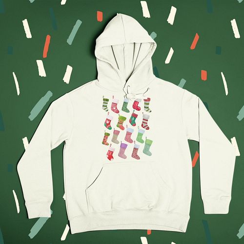 🎄🧦 Get Festive with Our Christmas Stocking Collage Hoodie! 🧦🎄

Wrap yourself in holiday cheer with our Christmas Stocking Col...