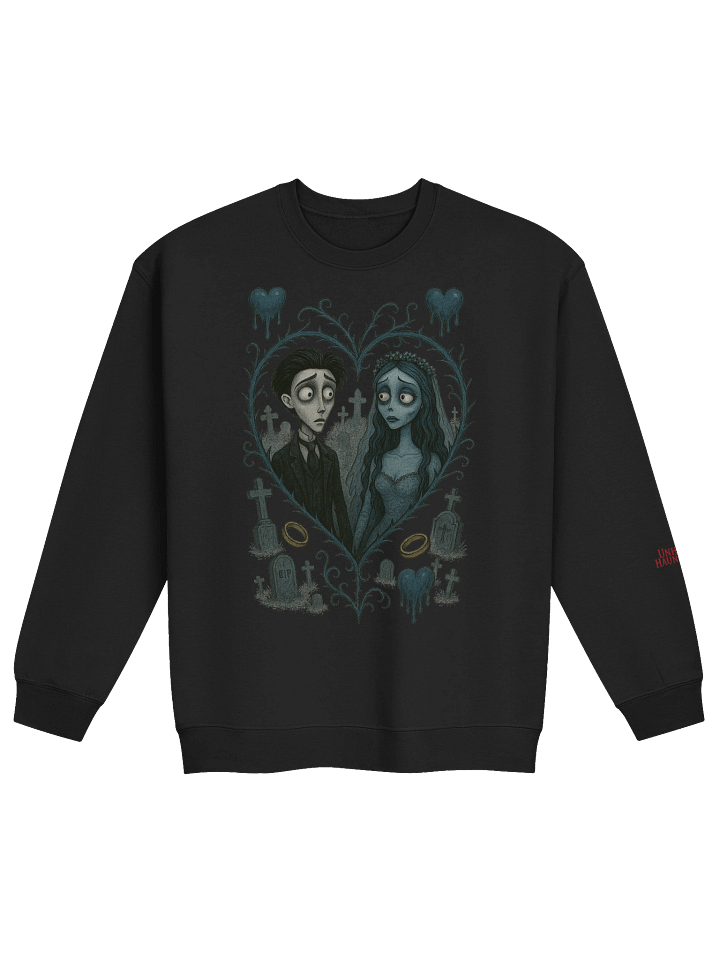 Corpse Bride Tim B Collection Black Crew product image (1)