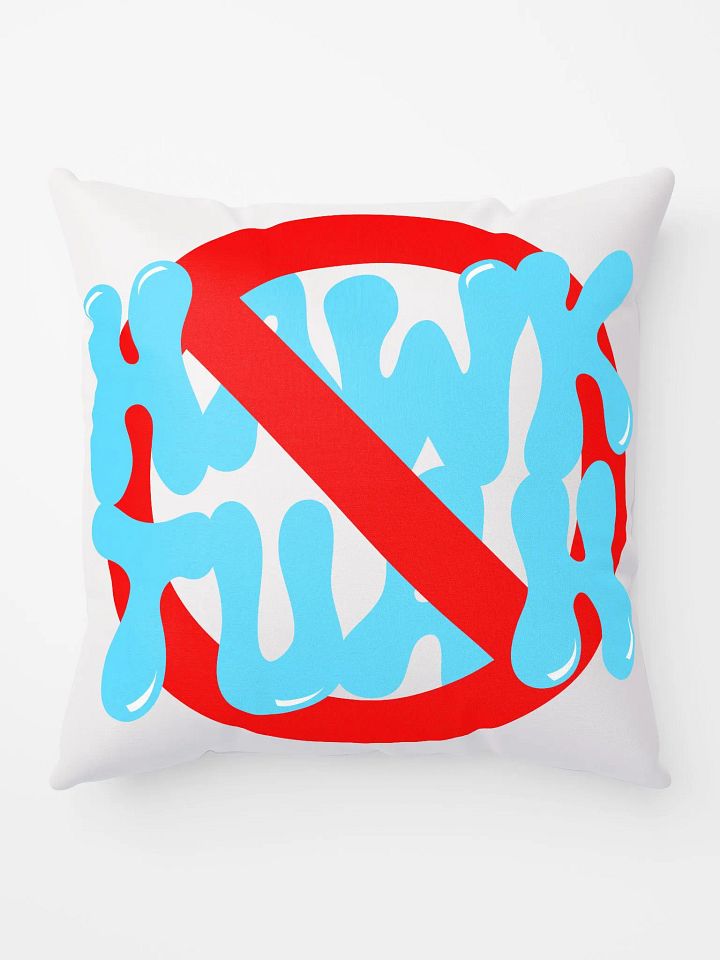 No Hawk Tuah Basic Pillow product image (2)