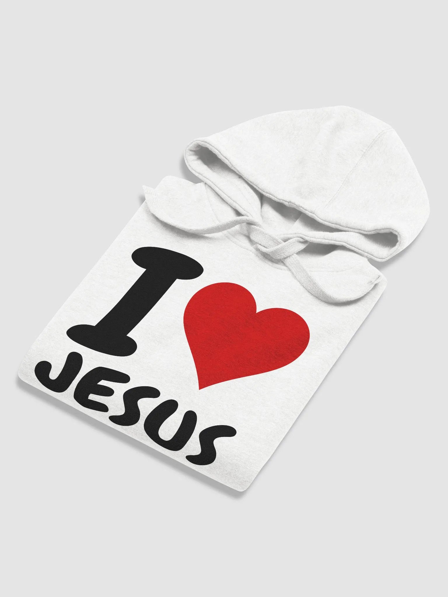 I Love You Jesus Cotton Heritage Premium Unisex Hoodie product image (6)