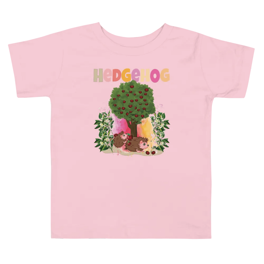 Hedgehog Cute Colorful Funny Bella +Canvas Toddler T-Shirt – Fun Gift for Kids product image (3)