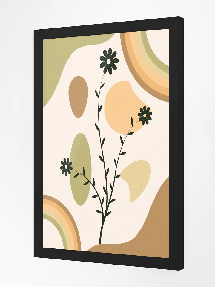 Harmonious Earthy Floral Framed Print product image (7)